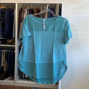 FreePeople Mesh workout shirt